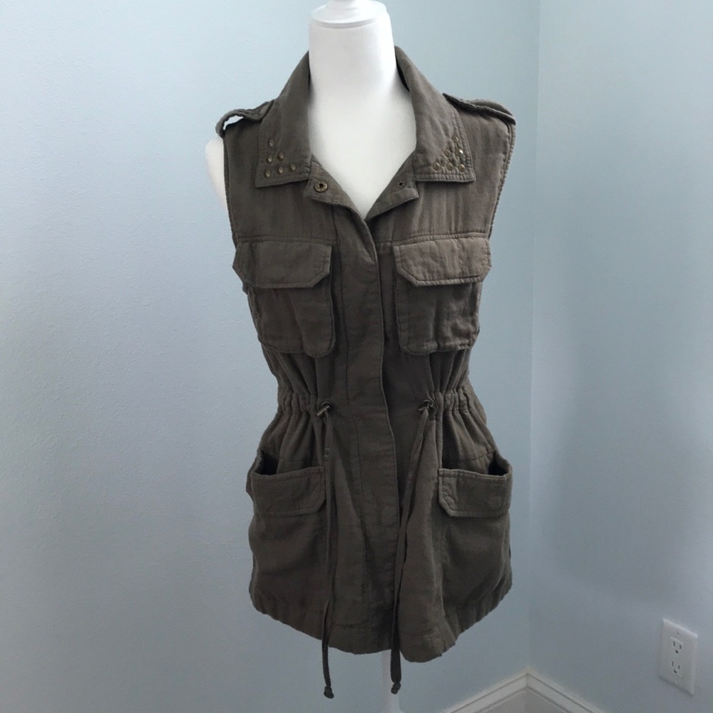 Democracy army green women’s vest